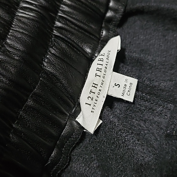 12th‎ Tribe Zippered Pockets Black Shorts Size Small - Picture 2 of 4